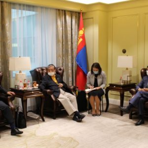 日本モンゴル国交樹立50周年の友好記念事業でモンゴルを訪問